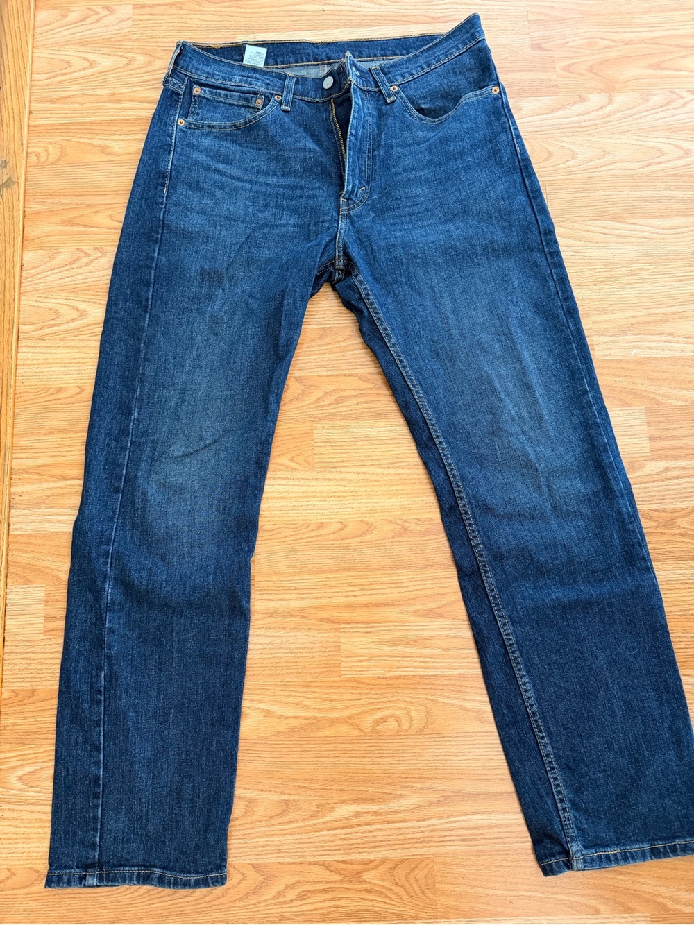 Levi's Dark Blue 505 jeans - Picture 2 of 3